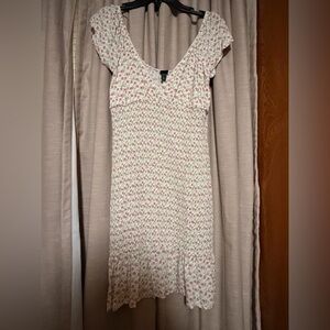 Wild Fable Pink Floral Midi Dress